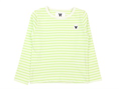 Wood Wood blouse Kim off-white/green stripes